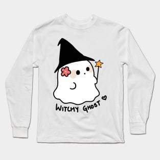 Witchy Ghost Long Sleeve T-Shirt